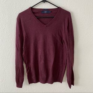 JCREW | Slim Vneck Sweater Cotton/ Cashmere Small